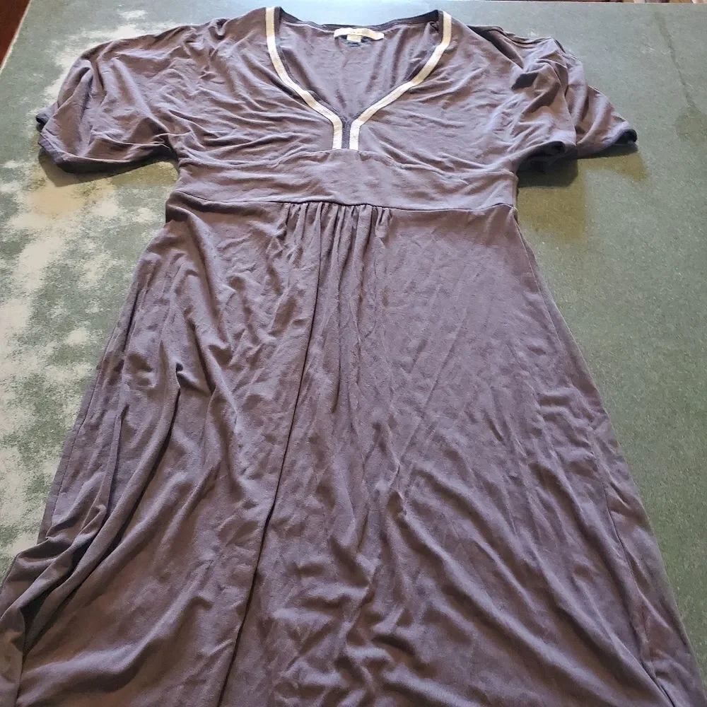 Boden grey kimono sleeve v neck dress sz 8R